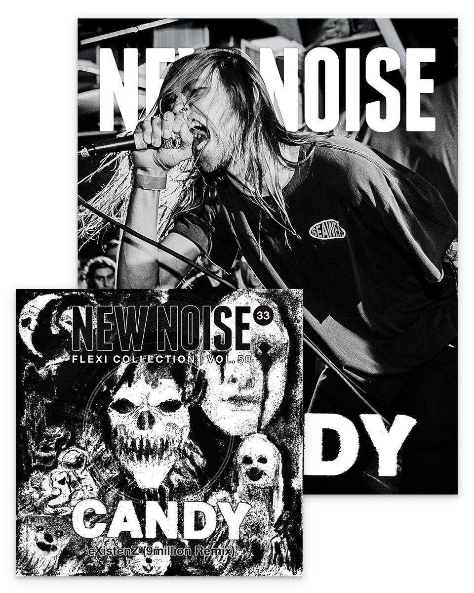 CANDY on the cover of New Noise Magazine 71 + exclusive flexi of 'eXistenZ' remixed by 9million. newnoisemagazine.com/issue-71-cover…