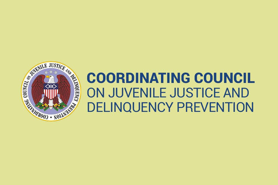 Hear from @OJPgov AAG Amy L. Solomon and @OJJDPLizRyan today at 1 p.m. ET at the Coordinating Council on #JuvenileJustice and Delinquency Prevention’s meeting. Registration required. Learn more and sign up: ojjdp.ojp.gov/news/juvjust/c…