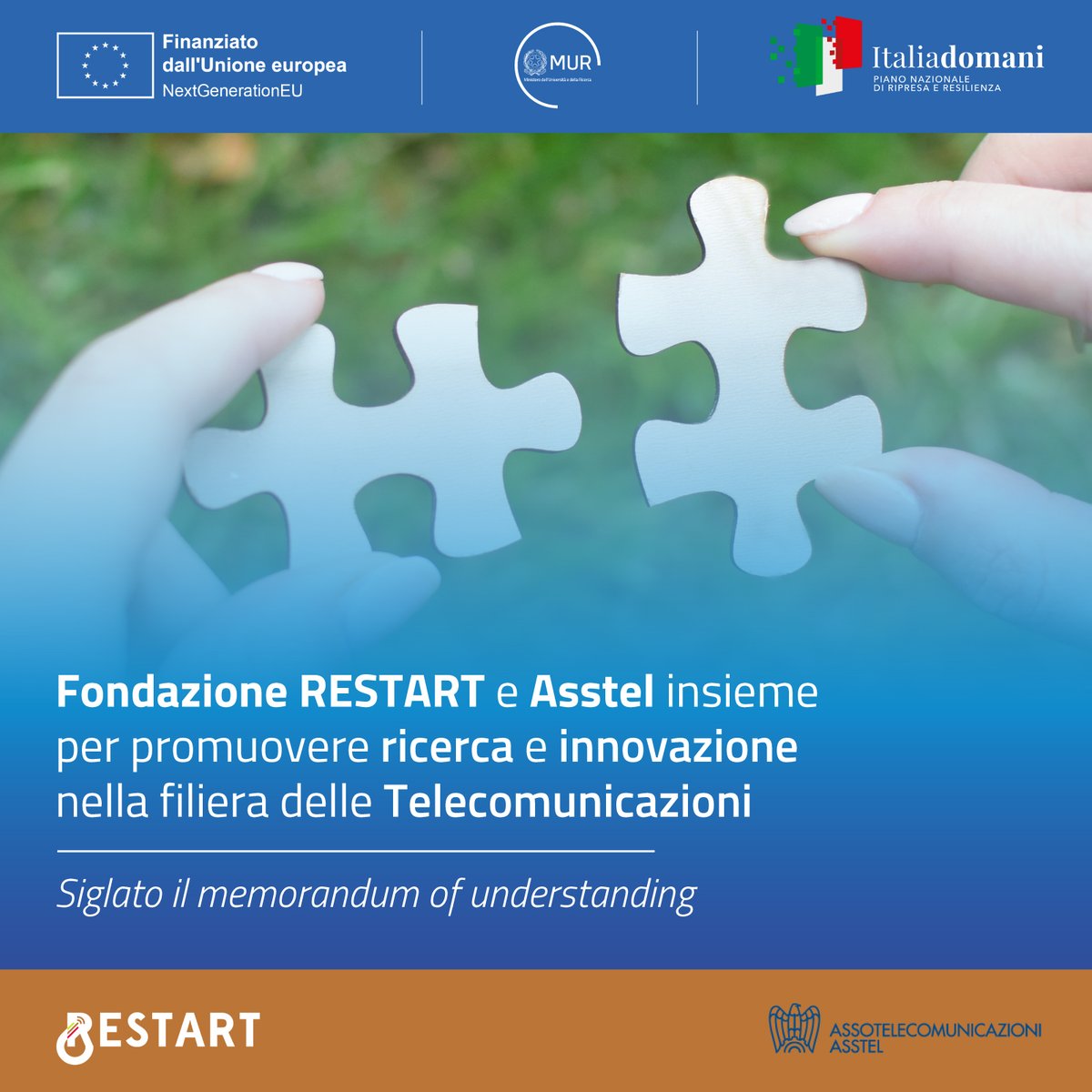 #FondazioneRESTART e @asstel_it insieme per promuovere ricerca e innovazione nella filiera delle #telecomunicazioni: siglato il Memorandum of Understanding 🎯

👉fondazione-restart.it/it/2024/04/09/…

#RESTART