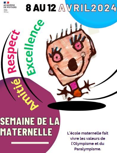 C'est la 10e semaine de la maternelle dans l'@acpoitiers, sur le thème des #JO @Paris2024 ! Une semaine pour : ✔️valoriser la créativité pédagogique ✔️ouvrir l'école aux familles ✔️créer du lien avec les structures des territoires ➡️Toutes les actions : ac-poitiers.fr/du-8-au-12-avr…