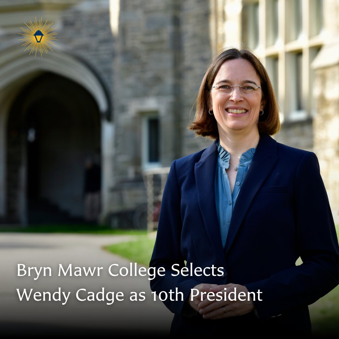 Wendy Cadge, a sociologist and national expert in contemporary American religion, has been selected by the Bryn Mawr College Board of Trustees to serve as the College’s 10th president. mawr.life/our10th #brynmawrcollege