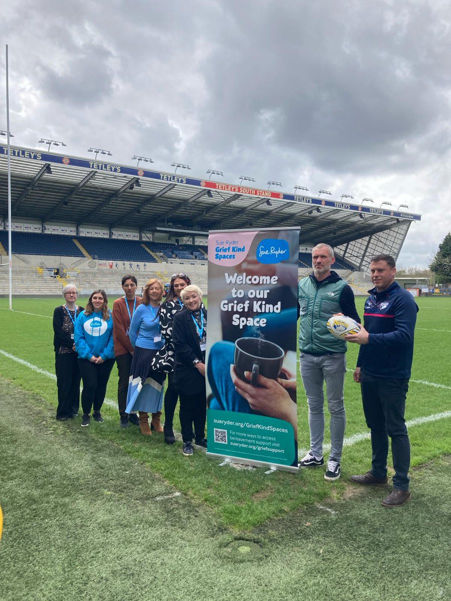 We are opening a Sue Ryder Grief Kind Space at the Leeds Rhino stadium on Tuesday, 23rd April. Local Rugby League & Leeds Rhino legend, Jamie Peacock, is supporting the initiative. Ambassador for us since 2019, after we cared for his father. Find out more: sueryder.org/grief-support/…