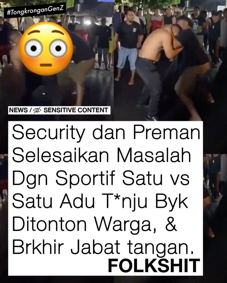 DISELESAIKAN DGN T1NJU 👊

[🎥source : ISTIMEWA]