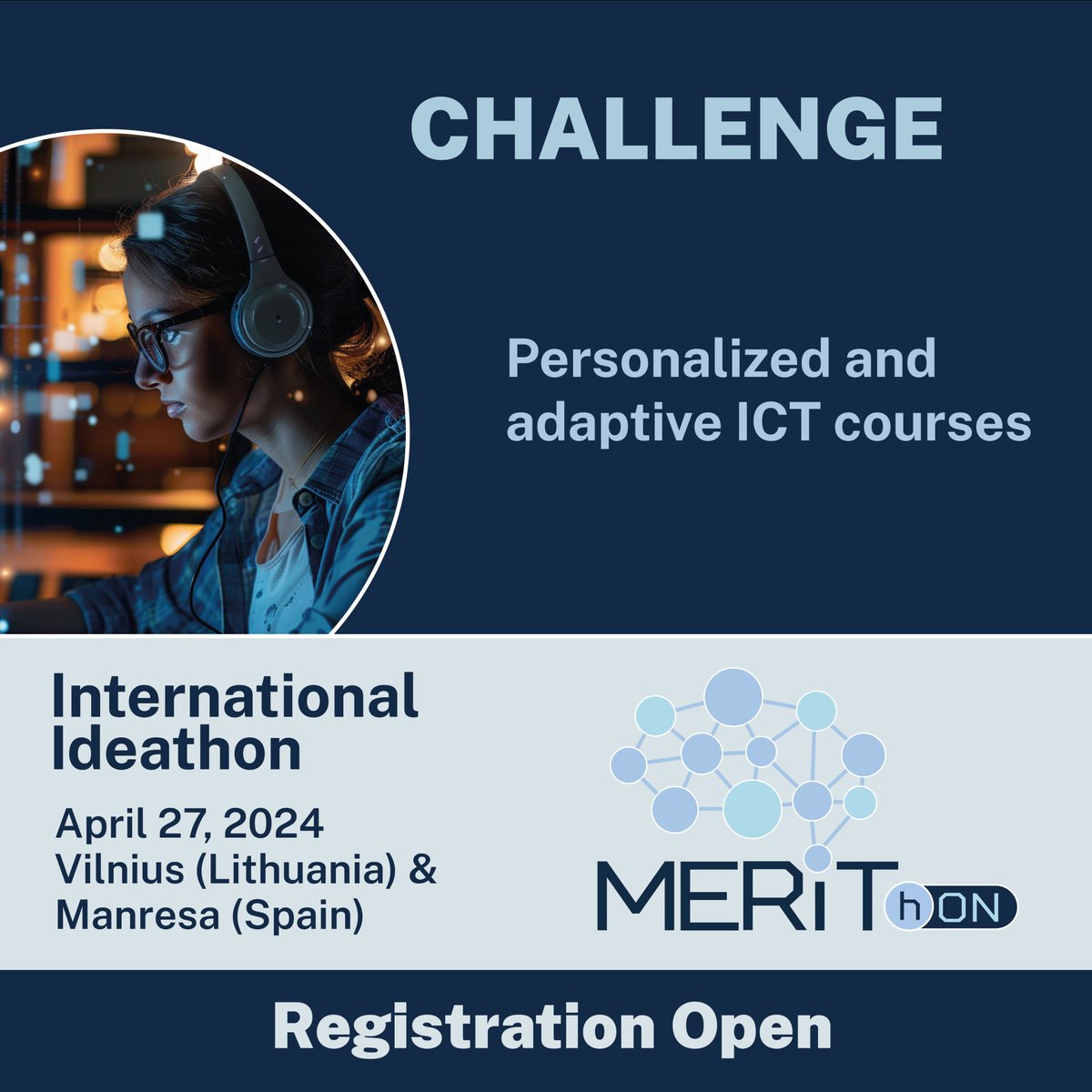 9️⃣💡 Personalized and adaptive #ICT courses. #MERIThONChallenges #MERIT #Ideathon ⤵️ digitalmerit.eu/merithon/propo…