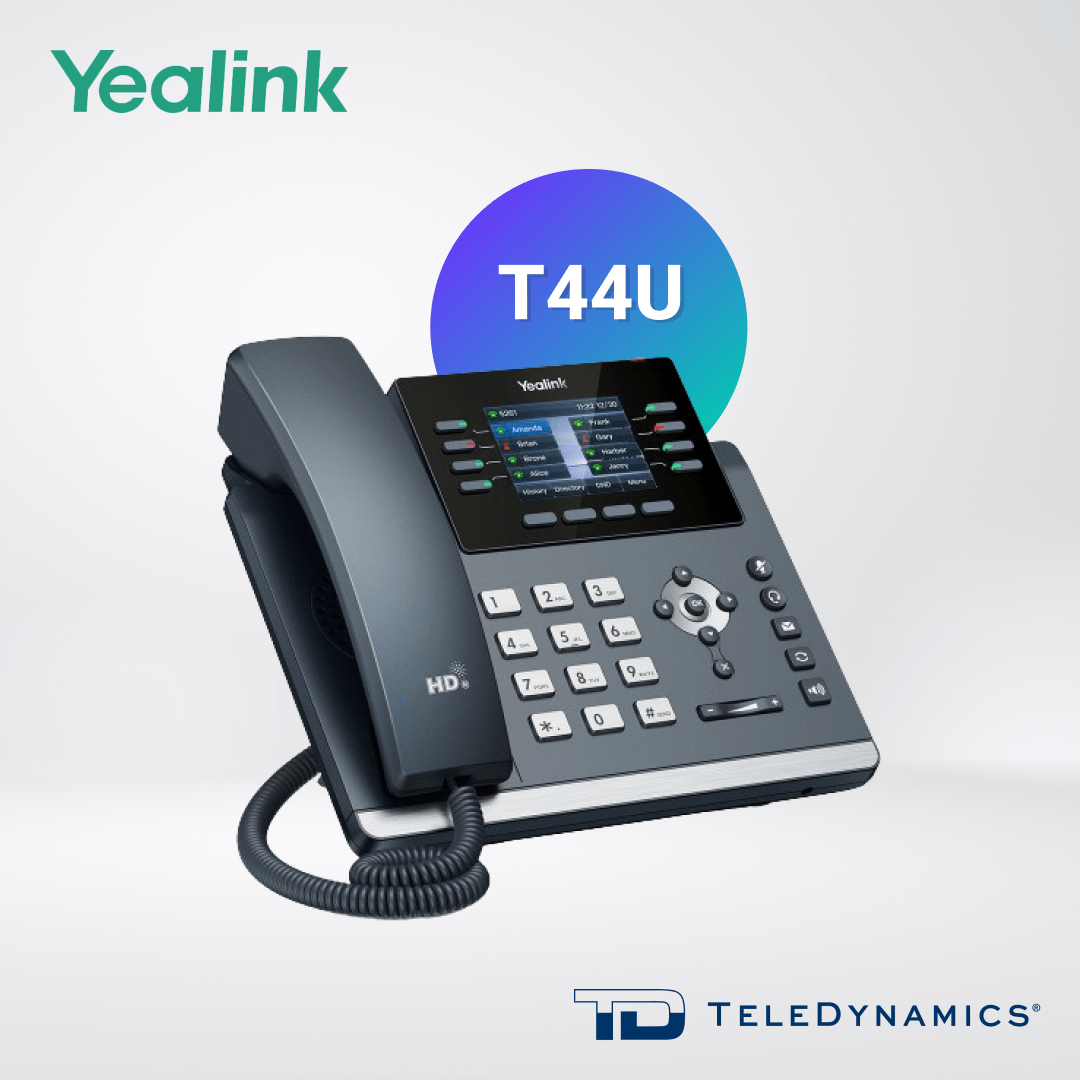 TeleDynamics_TX's tweet image. Step into the future of workplace collaboration with the new-generation @YealinkNews T4U desk phone.🌟 It boasts a modern design, sleek voice communication experience, and reliable system stability that is scalable for future expansions. 📈 #UC #Sip #IPphone