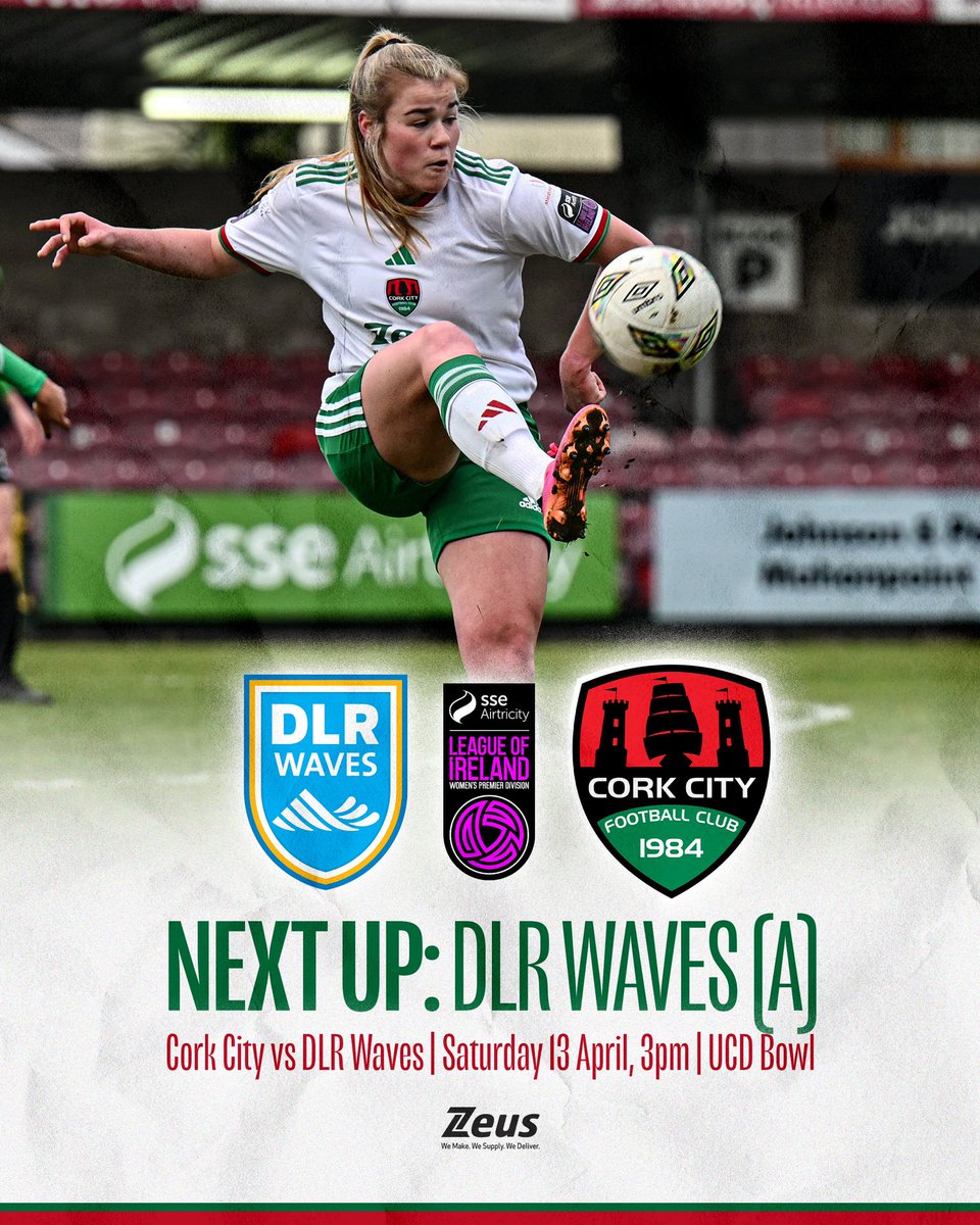 𝗖𝗢𝗡𝗙𝗜𝗥𝗠𝗘𝗗: 𝗙𝗜𝗫𝗧𝗨𝗥𝗘 𝗖𝗛𝗔𝗡𝗚𝗘 📆 Saturday’s match against DLR Waves will now take place at the UCD Bowl, 3pm kick-off. #CCFC84 || #WLOI