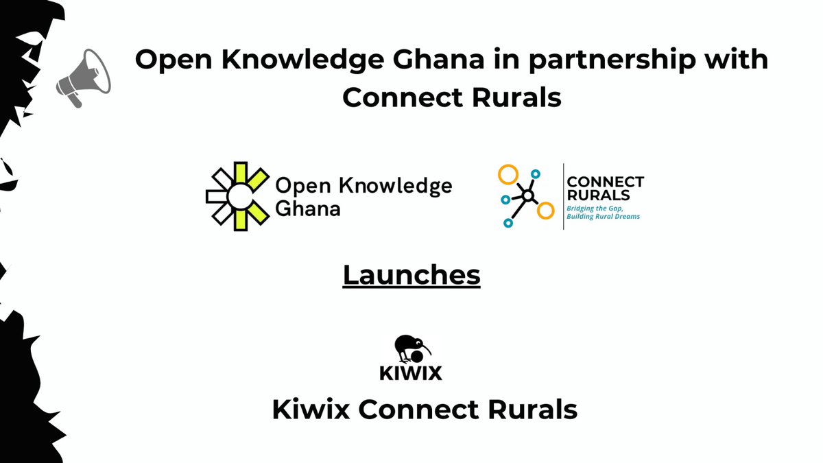 Thrilled to announce #KiwixConnectRurals!

@ConnectRurals & @OpenKnowledgeGH partner to bring offline education & @KiwixOffline training to rural students & teachers!

Stay tuned for how we're bridging the digital divide! #DigitalInclusion #RuralEducation