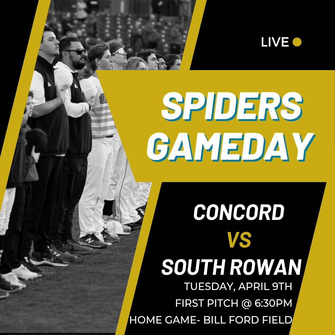 Spiders Gameday! #WeAreConcord #GoSpiders