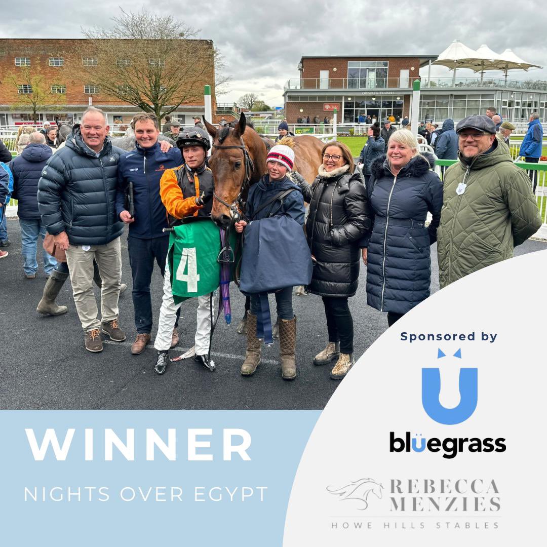 🏆WINNER🏆 Nights Over Egypt wins @thirskraces . A brilliant ride by @_JasonWatson . Congratulations to owners @Horsewatchers1 Another winner fed on @bluegrasshorsefeed #poweredbybluegrass #winner #racehorse #fedonbluegrass #horseracing #racehorsetrainer #rebeccamenzies #thirsk