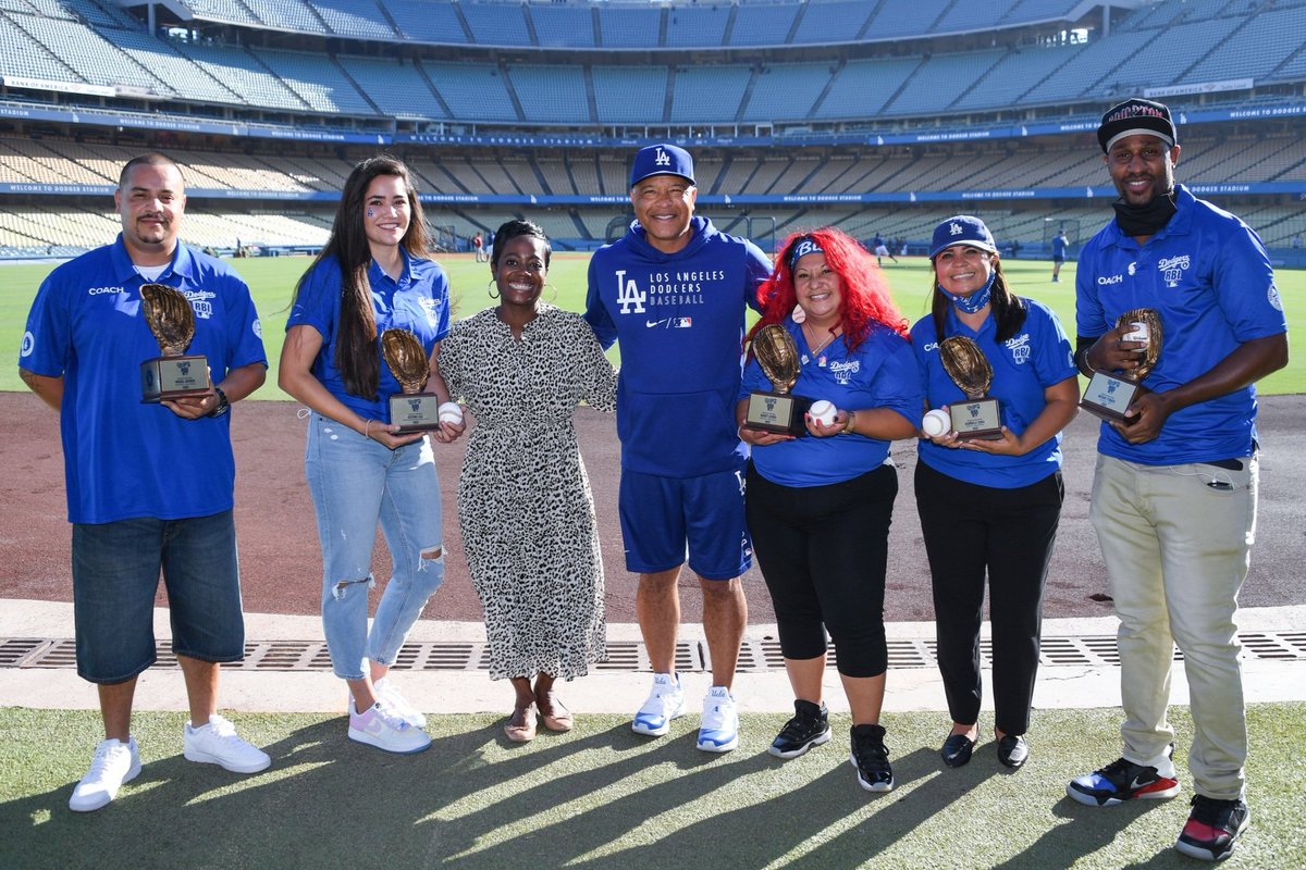 Play Ball! 62 @Up2UsSports Coaches are taking the field as @Dodgers Field Champions! @DodgersFdn has created the model program for professional sports teams on how to use coaching to empower more youth, create positive change, and inspire the next generation. @AmeriCorps @MLB