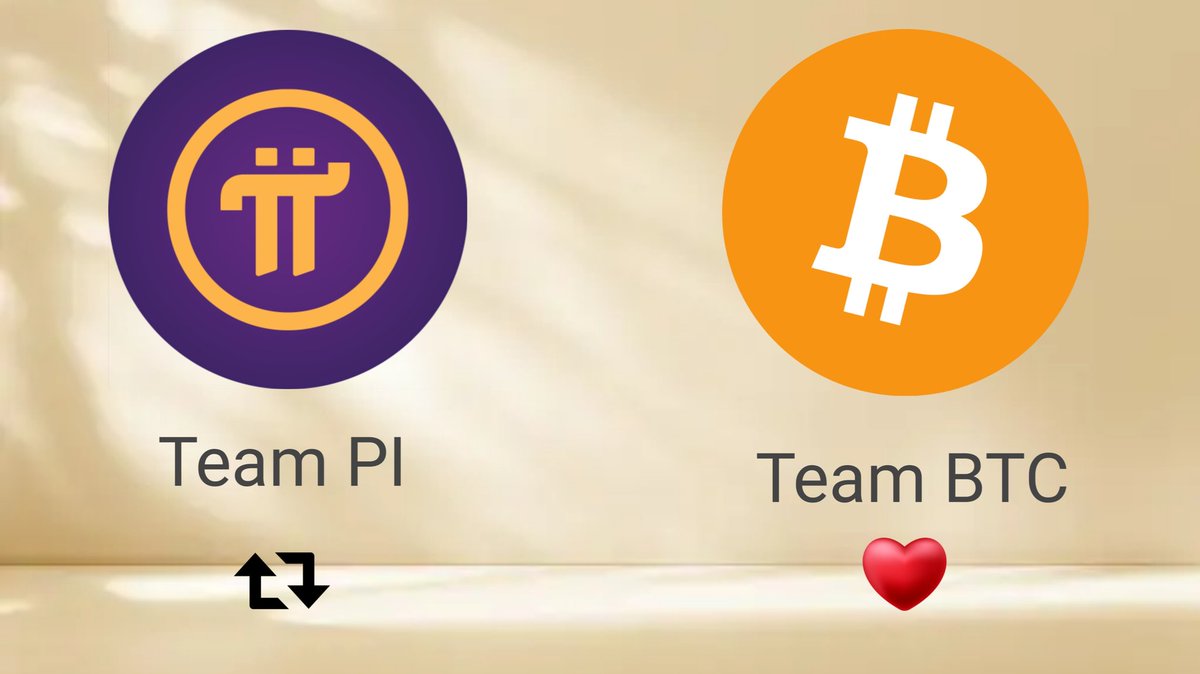 ⚡  Choose your crypto! 🏆Choose only one. 👇

🟣  A.)  PI
🟠  B.)  BTC

✨  Comment "Team PI" or "Team BTC"

farm $TRIP $PIXIZ $BUBBLE $COKIES here 👇