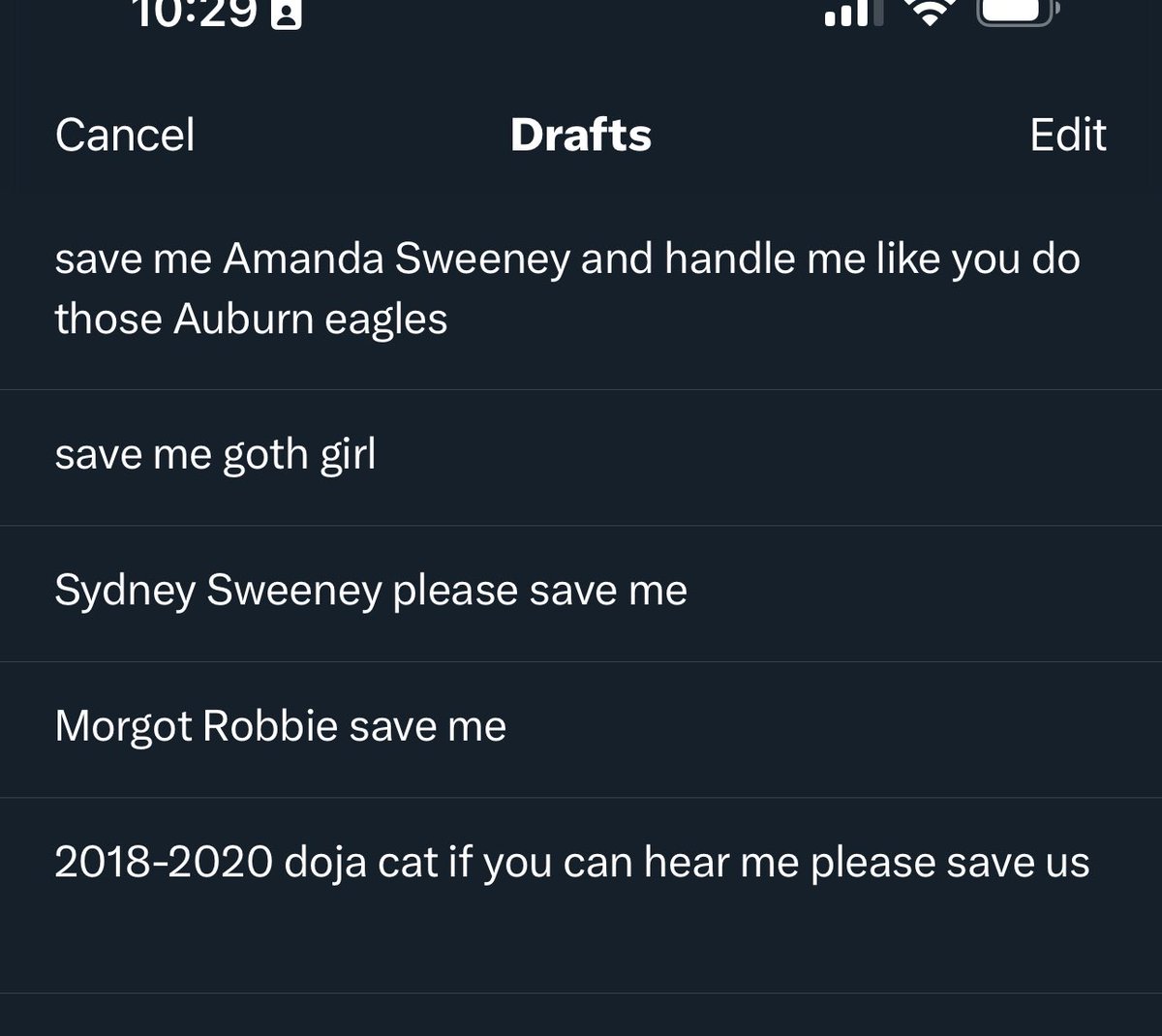 forgot i had these bad boys in my drafts fired up and ready to go in case anything got too serious