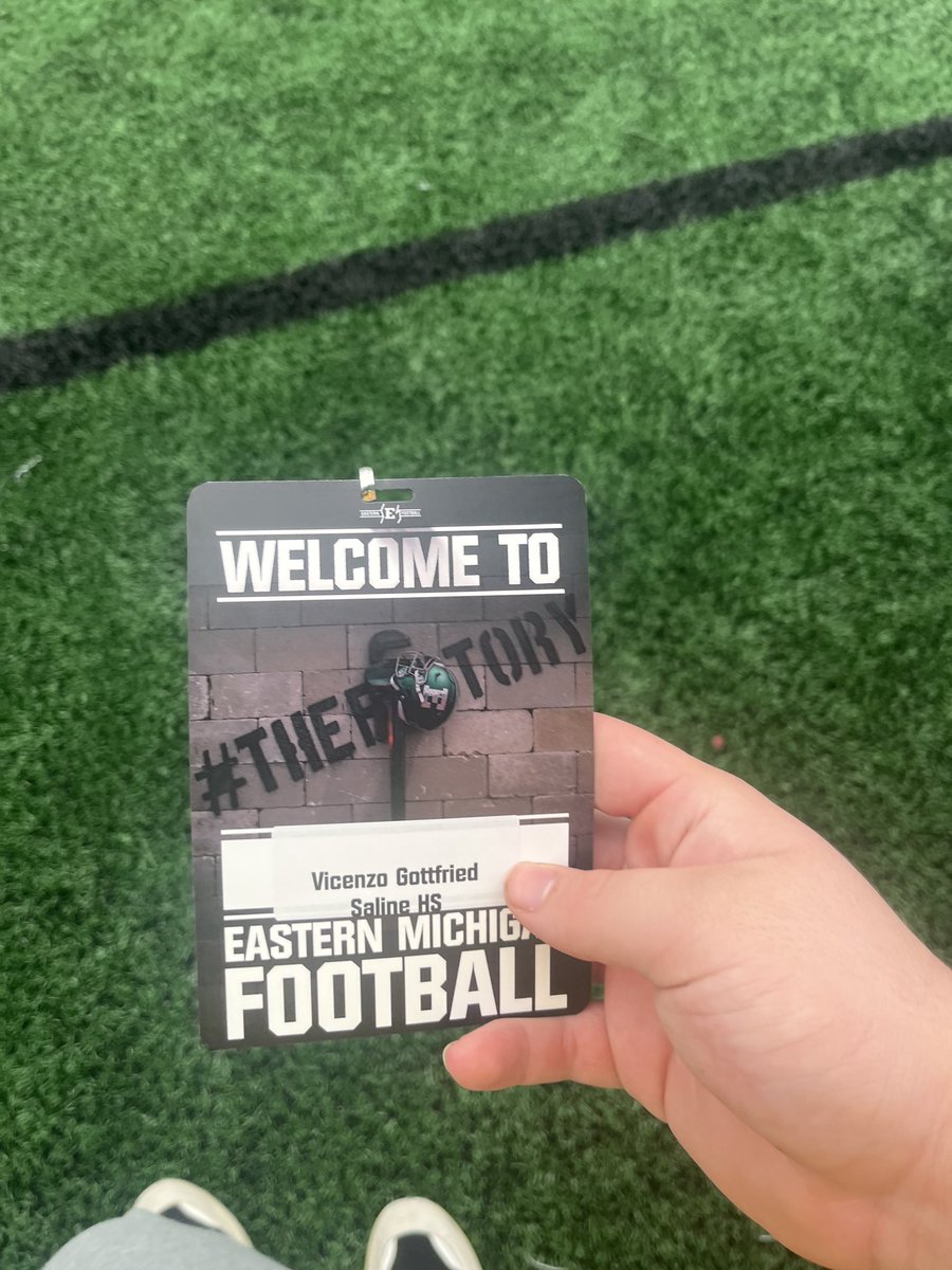 Vincenzo Gottfried (@vinnygottfried) on Twitter photo Big shoutout to <a href="/EMUFB/">Eastern Michigan Football</a> and <a href="/CoachOmli/">Tate Omli</a> for having me out at practice! 🏈 Incredible experience watching the Eagles in action. <a href="/Coach_Creighton/">Chris Creighton</a> <a href="/CoachSCoughlin/">Sean Coughlin</a> <a href="/CoachShort_/">Kyle Short</a> Big shoutout to <a href="/EMUFB/">Eastern Michigan Football</a> and <a href="/CoachOmli/">Tate Omli</a> for having me out at practice! 🏈 Incredible experience watching the Eagles in action. <a href="/Coach_Creighton/">Chris Creighton</a> <a href="/CoachSCoughlin/">Sean Coughlin</a> <a href="/CoachShort_/">Kyle Short</a>