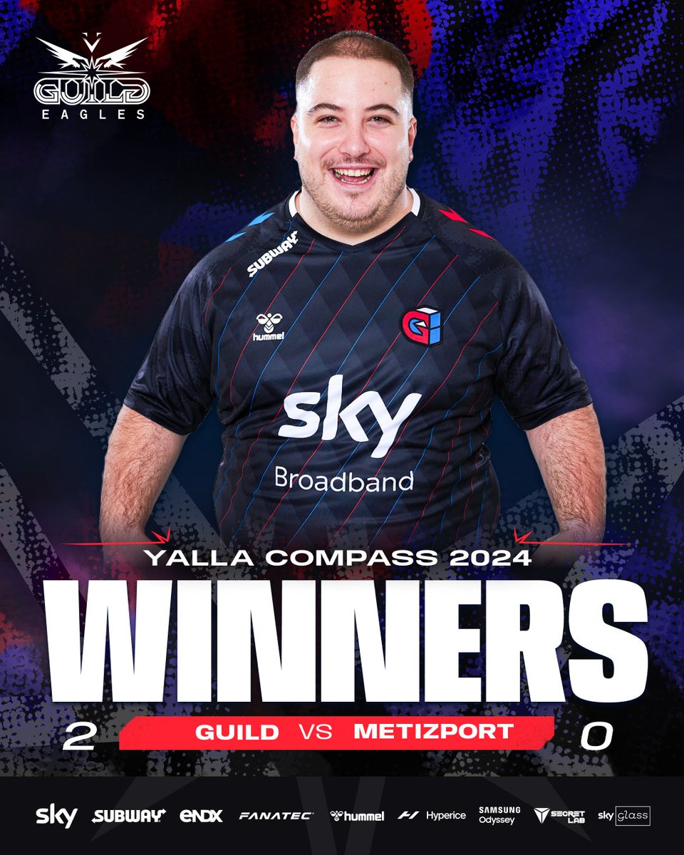 guildesports's tweet photo. GGWP @Metizport 👏
We wrap things up 2-0 after two very competitive maps in today's @Compass_cs2 match up.
Let's keep the momentum going 🦅
#CS2 #GuildEagles #GILD https://t.co/fJsoukLSgC