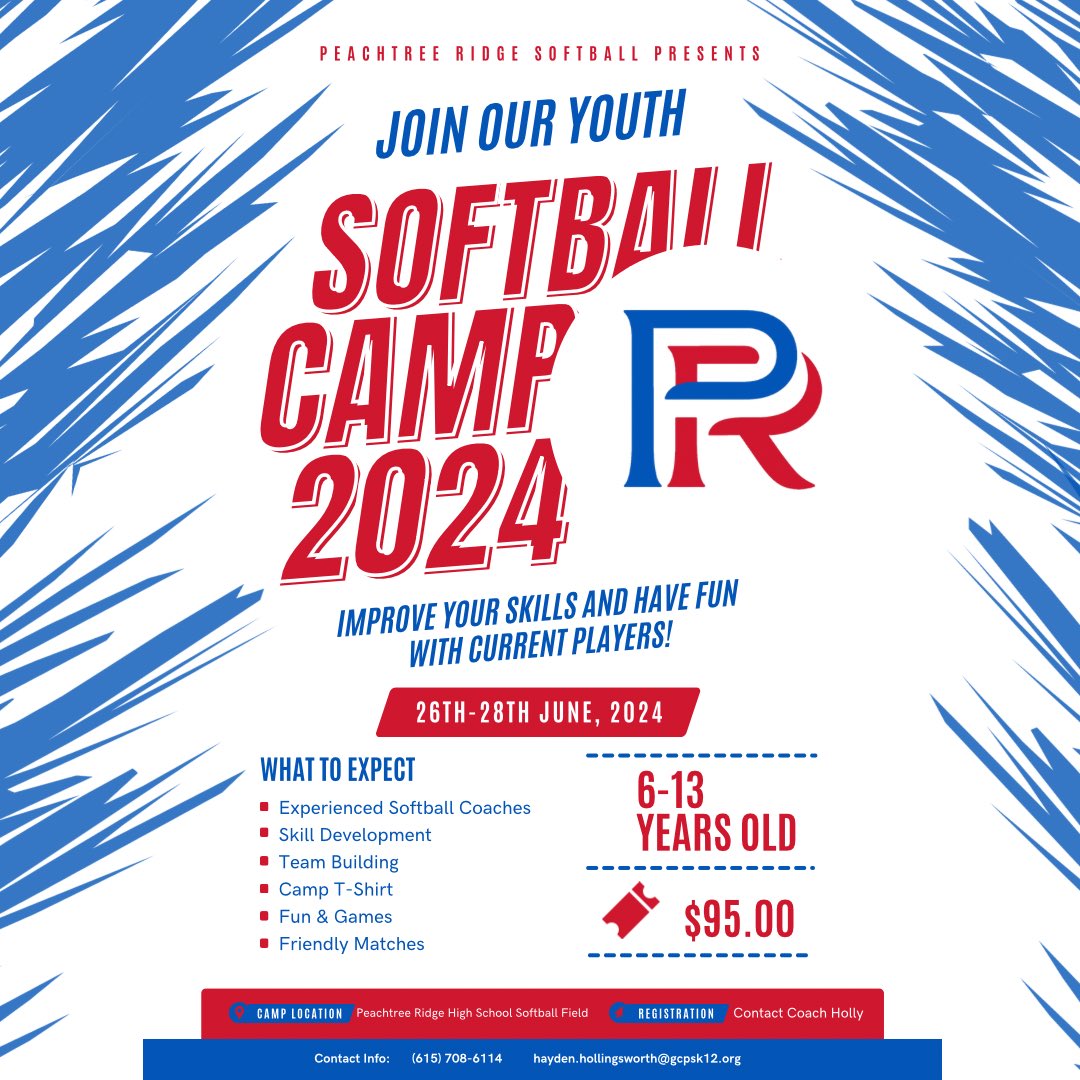Attention Campers 🚨 We look forward to our Youth Camp this summer and seeing all the Future Lions! Please see the information below and feel free to contact @CoachHolly19