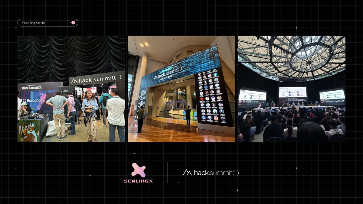 ScalingX (@scaling_x) on Twitter photo #ScalingXatHK
Dazzling energy & bustling crowds at <a href="/hack_summit/">Hack Summit</a> 🇭🇰
Grateful for all the engaging discussions on industry insights & challenges have given us fresh perspectives on the #Web3 future! Kudos to all involved & to industry trailblazers shaping the Web3 landscape 🎉 #ScalingXatHK
Dazzling energy & bustling crowds at <a href="/hack_summit/">Hack Summit</a> 🇭🇰
Grateful for all the engaging discussions on industry insights & challenges have given us fresh perspectives on the #Web3 future! Kudos to all involved & to industry trailblazers shaping the Web3 landscape 🎉