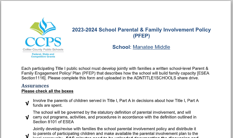 23-24 School Parental & Family Involvement Policy for MMS. You can also view this document by clicking the link or on our School Website. acrobat.adobe.com/id/urn:aaid:sc…