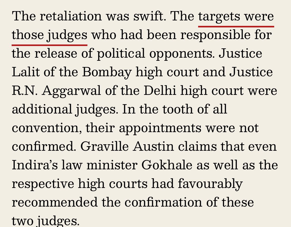 It’s not true that service judges cannot boldly stand up to a dictatorial regime. Our Delhi High Court set the gold standard during the declared emergency. Boldly at the cost of his career RN Aggarwal J, an additional judge, gave Kuldeep Nayyar bail. He was never confirmed.