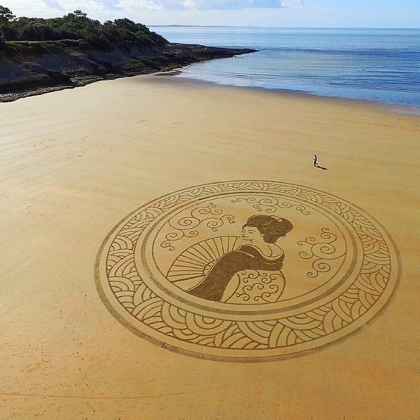 #LandArt par Jehan-Benjamin alias Jben, de France 🇫🇷