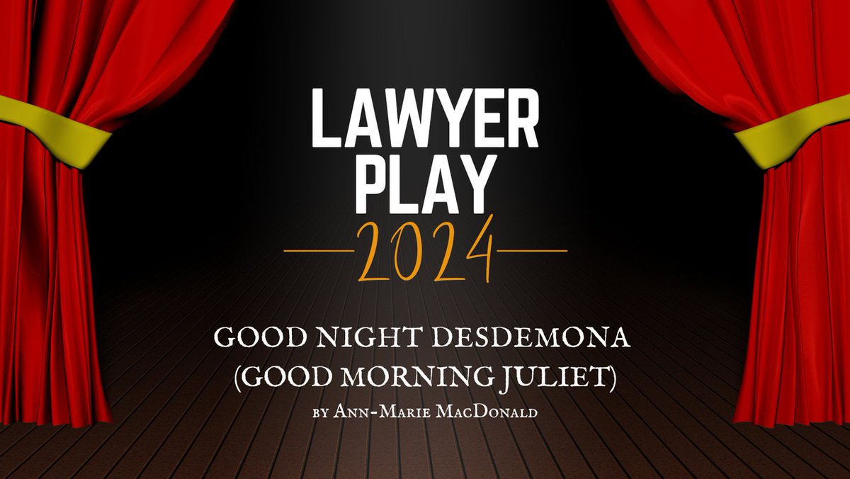 Kelly Santini LLP is excited to announce that we are sponsoring the Great Canadian Theatre Company Lawyer Play again this year on May 23rd, 24th and 25th. Get your tickets today! gctc.ca/tickets-lp2024