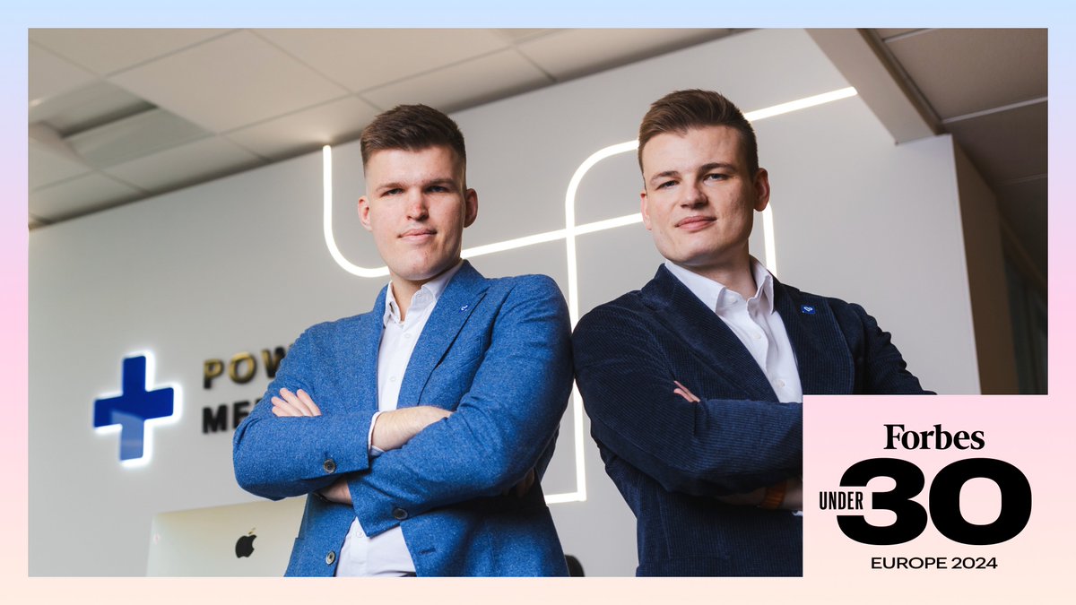 🏆🇪🇺 Super proud of our founders <a href="/MartinHerman_/">Martin Herman</a> &amp; <a href="/RobertHermanMD/">Robert Herman, MD, PhD</a> for making the #ForbesUnder30 EU 2024 list, selected from thousands of nominations.
Thank you <a href="/ForbesEurope/">Forbes Europe</a> for the recognition &amp; congratulations to all the other young inspiring leaders!💙

forbes.com/profile/powerf…