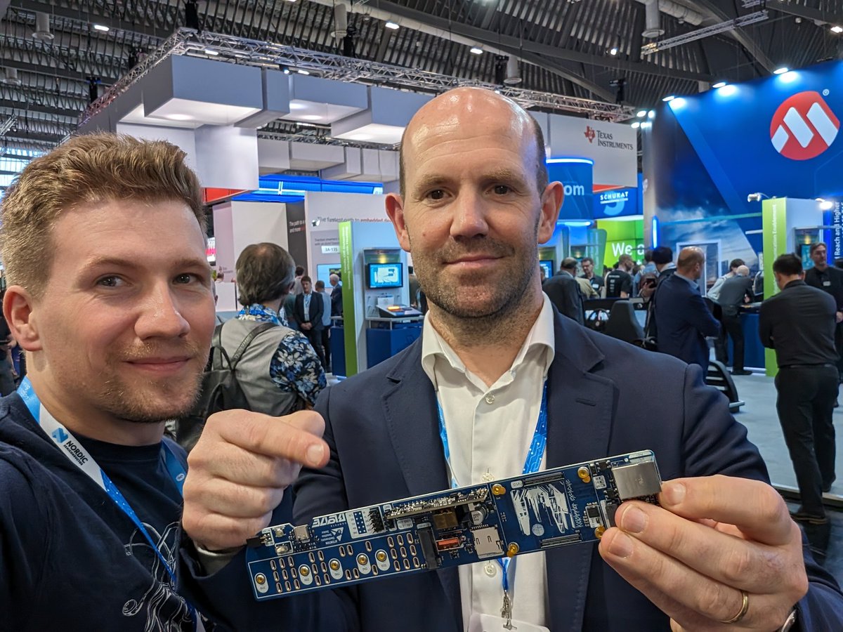 It was cool to meet Eben Upton at the Embedded World Exhibition