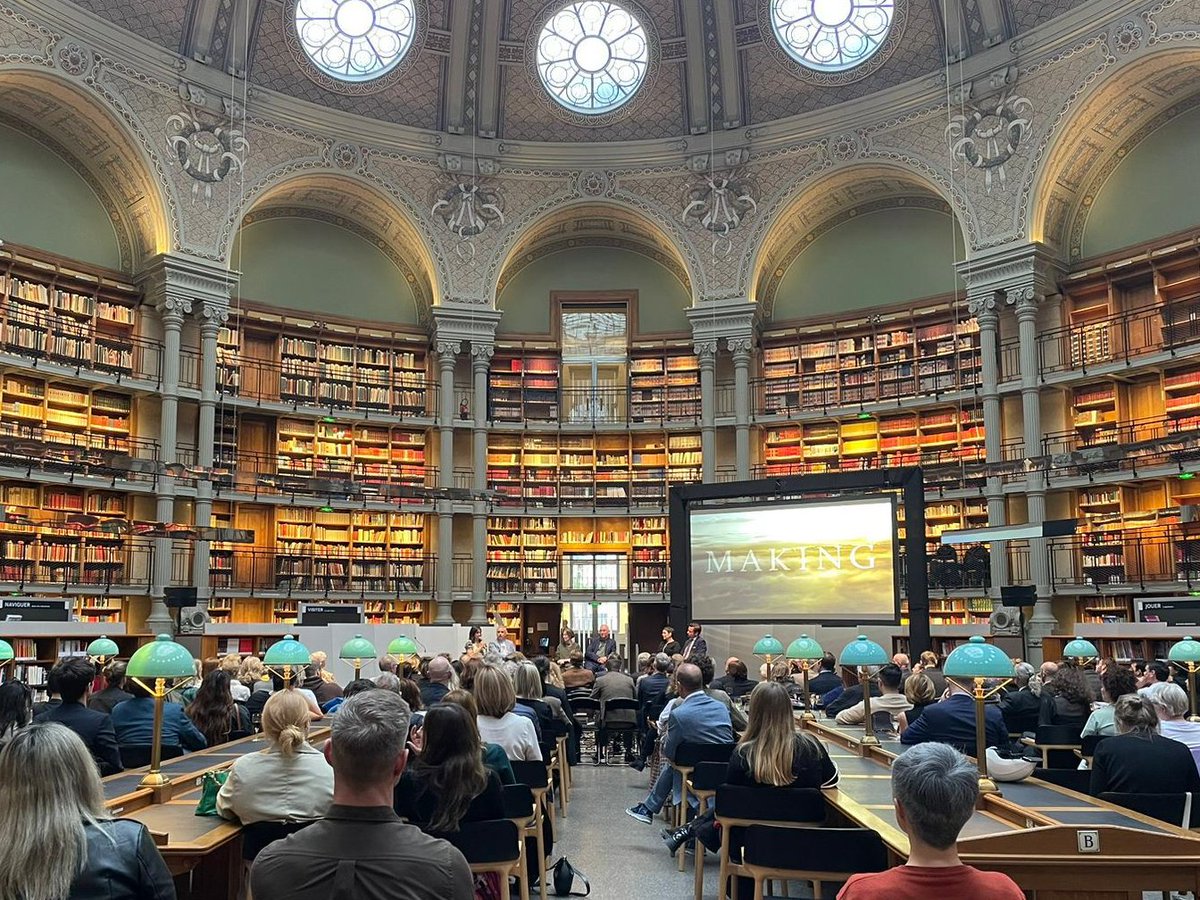 Pleasure to speak at the premiere of 'Making In' at @laBnF. The film by celebrated Irish designer Joseph Walsh 🇮🇪 explores 'making as a way of thinking', taking the Stone Pavilion project as an example. Transmission of #livingheritge is a process of inspiration and co-creation.