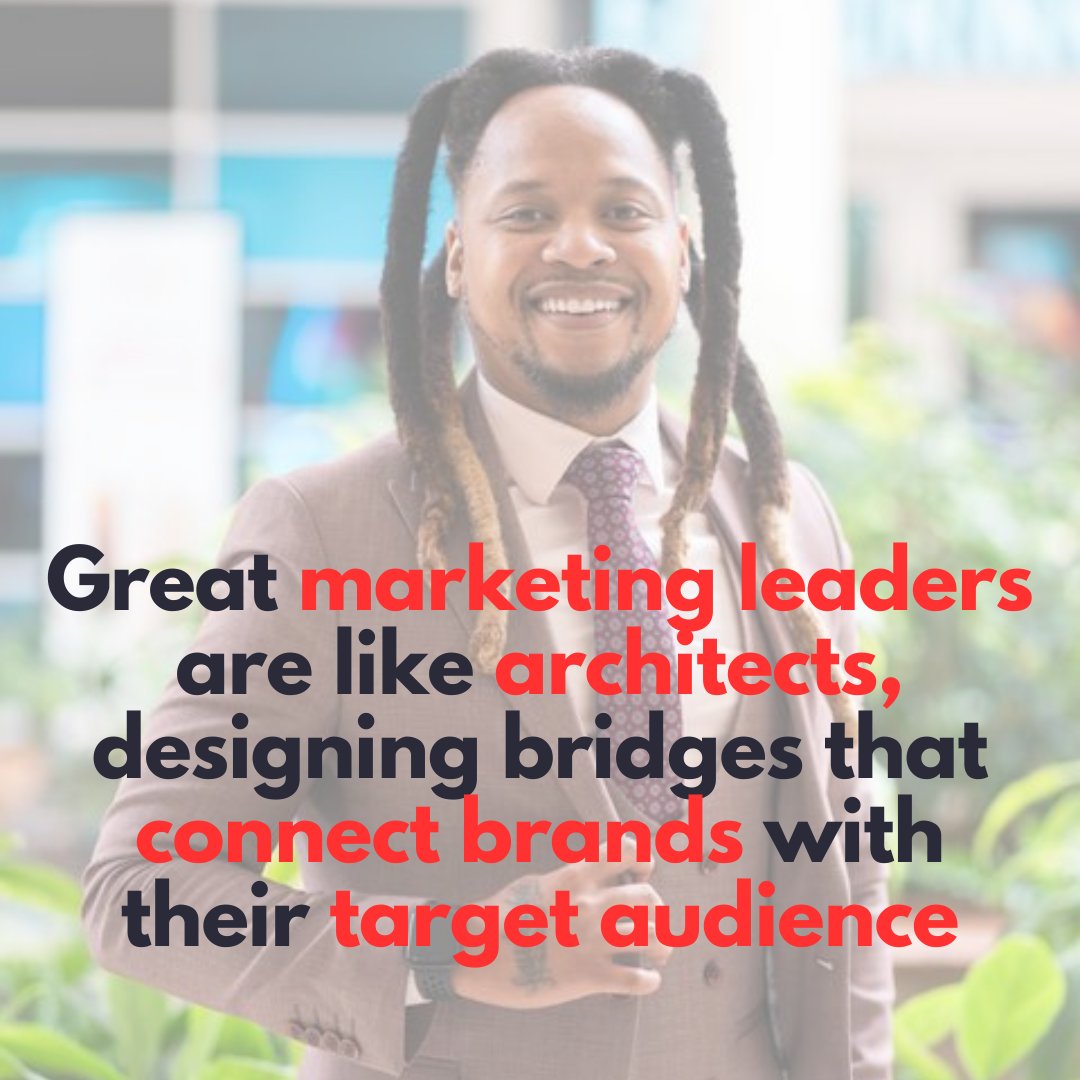 Build bridges, not walls! 🌉 Great marketing leaders are the architects of connection, crafting bridges that span the gap between brands and their audiences. 

Like, share, and follow to join the journey! 

#BridgeTheGap #MarketingMastery