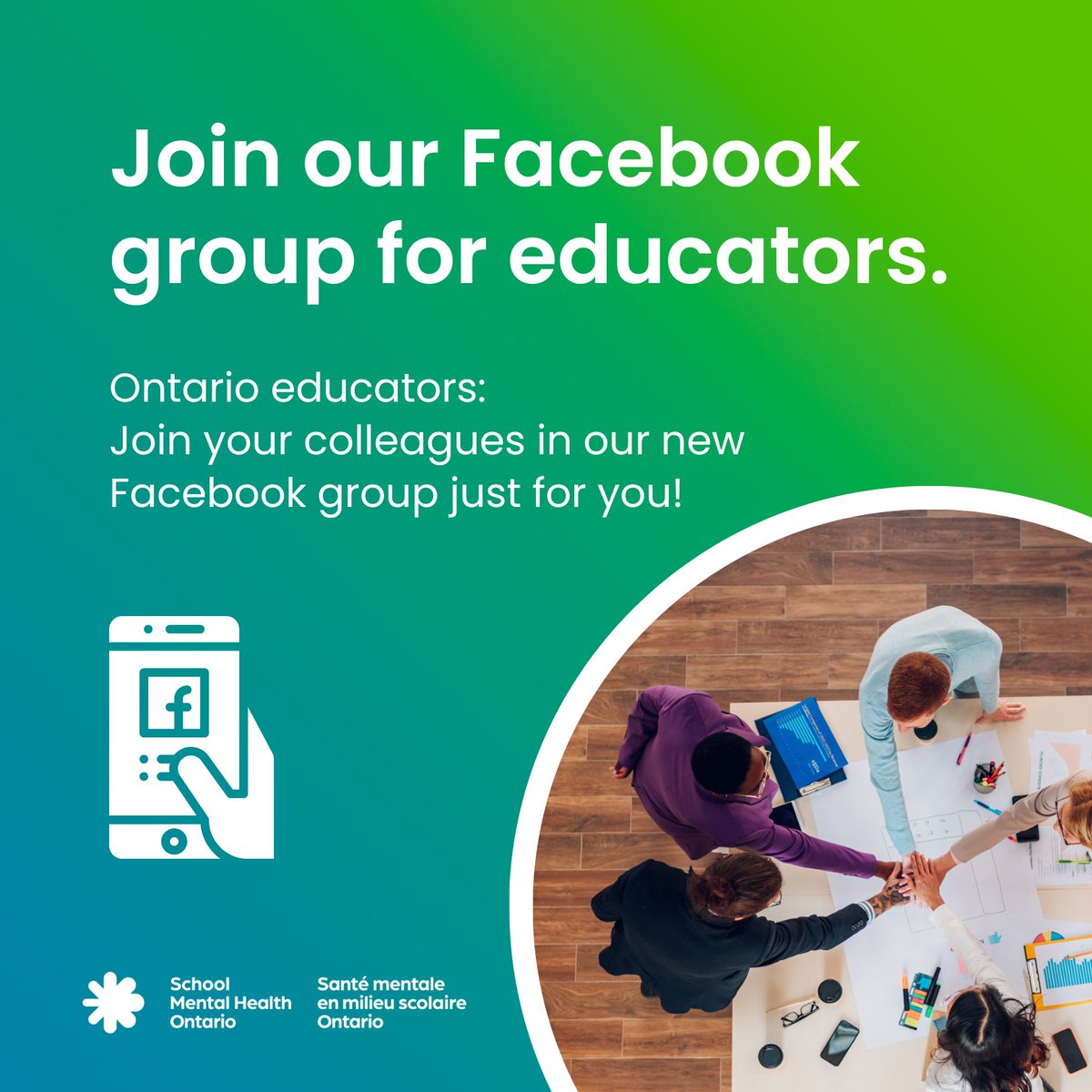 Are you an Ontario educator interested in learning from other educators about how to support student mental health in your classroom? Join our private Facebook group just for educators. facebook.com/groups/mhteach… #SchoolMentalHealthON