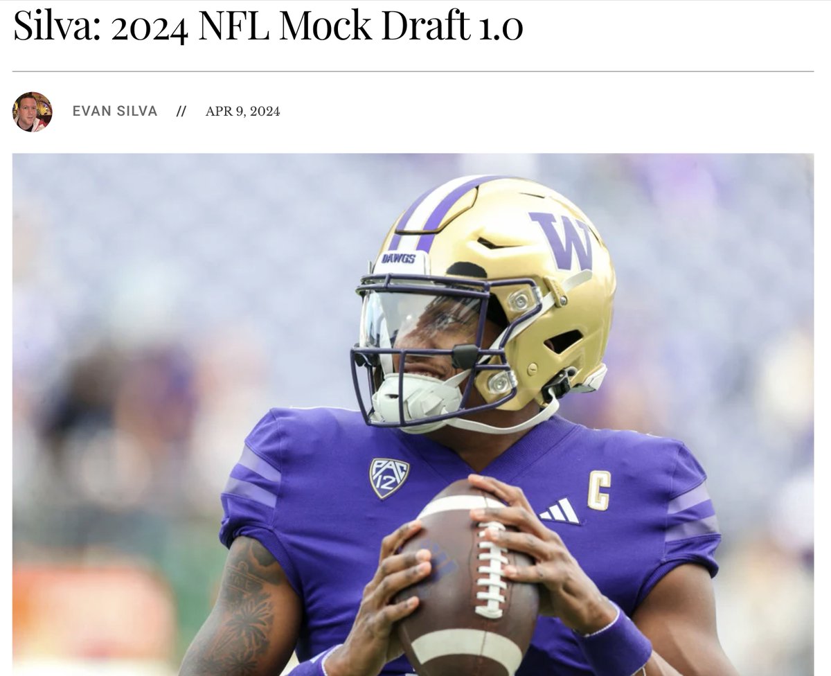 The first @evansilva Mock Draft of the season is up. His pick for the #Chiefs would get a lot of people on this app to the full 3.9. Free link: establishtherun.com/silva-2024-nfl…