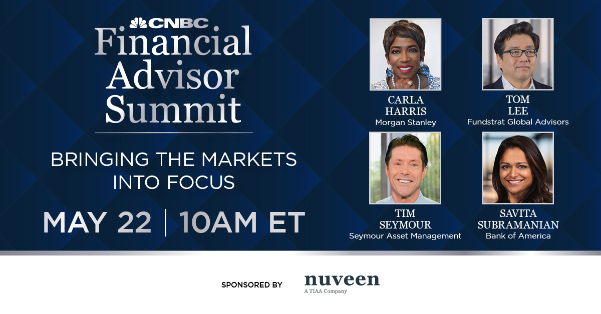 MAY 22 → Don't miss our CNBC Financial Advisor Summit! We’ll talk to top investing experts about the current bull market, whether it will last, and what it means for FA's and investors. #CNBCFA #Markets #economy #BullMarket JOIN US: bit.ly/4aMggwj