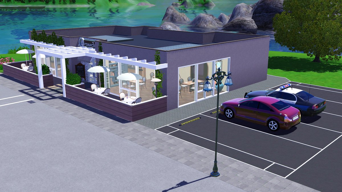 I added a little parking lot to Salt & Pepper for my Hidden Springs save #TheSims3