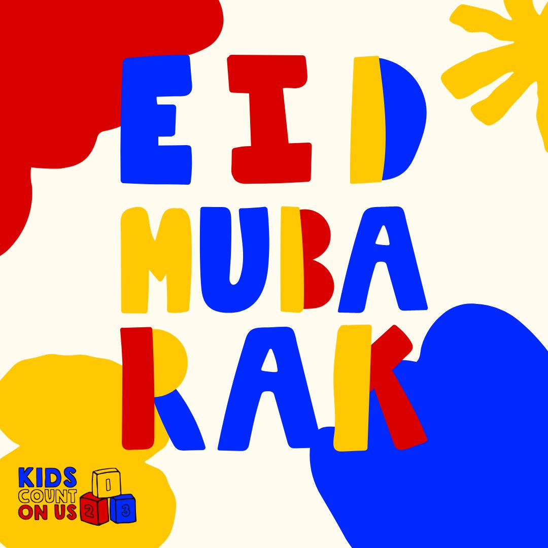 Wishing a Happy Eid to our many Muslim childcare providers, teachers, families, and kids! #Eidmubarak2024