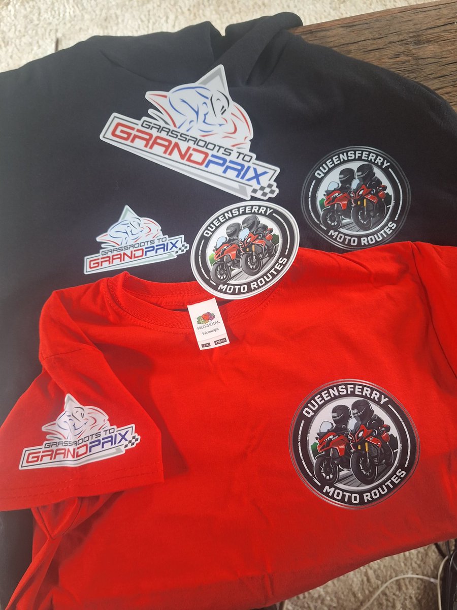 Merchandise Competition 

Who wants to win a <a href="/QueensferryMoto/">#QueensferryMotoRoutes🏍</a> x <a href="/GrassrootsToGP/">Grassroots to Grand Prix</a> top &amp; hoodie?

Simply,

1. Follow both pages
2. Share
3. Reply with "Done"

A further entry can be gained on Facebook.

Draw will take place on Monday!

#MotoGP #BSB #WSBK