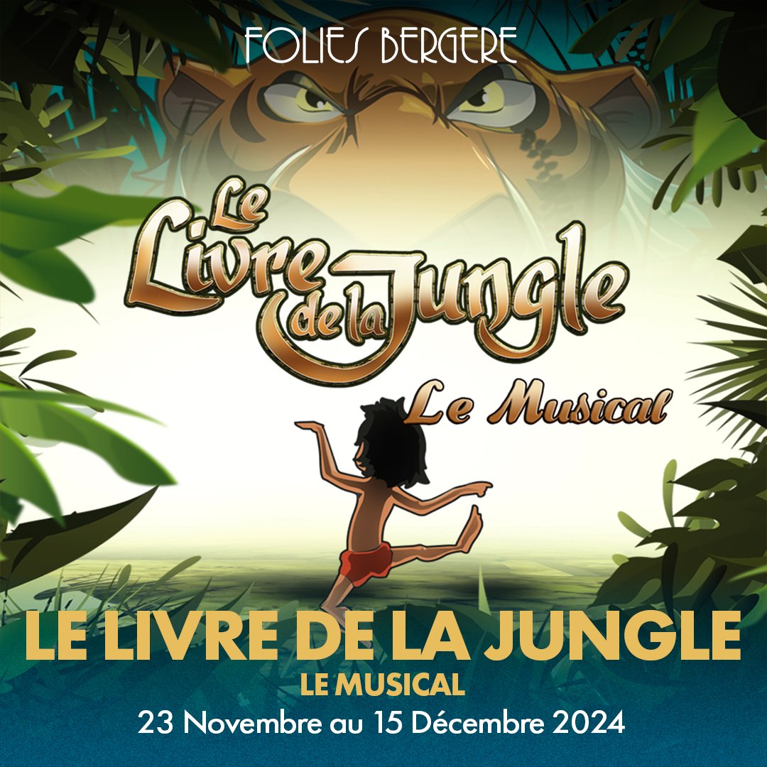 🦧 Plongez dans l'aventure musicale de Mowgli, Baloo, Bagheera. Le Livre de la Jungle le Musical transporte les spectateurs dans un monde magique où l'imagination prend vie. Il en faut peu pour être heureux ⬇️ 🎫 Billetterie ouverte ! → bit.ly/3vKEHLJ