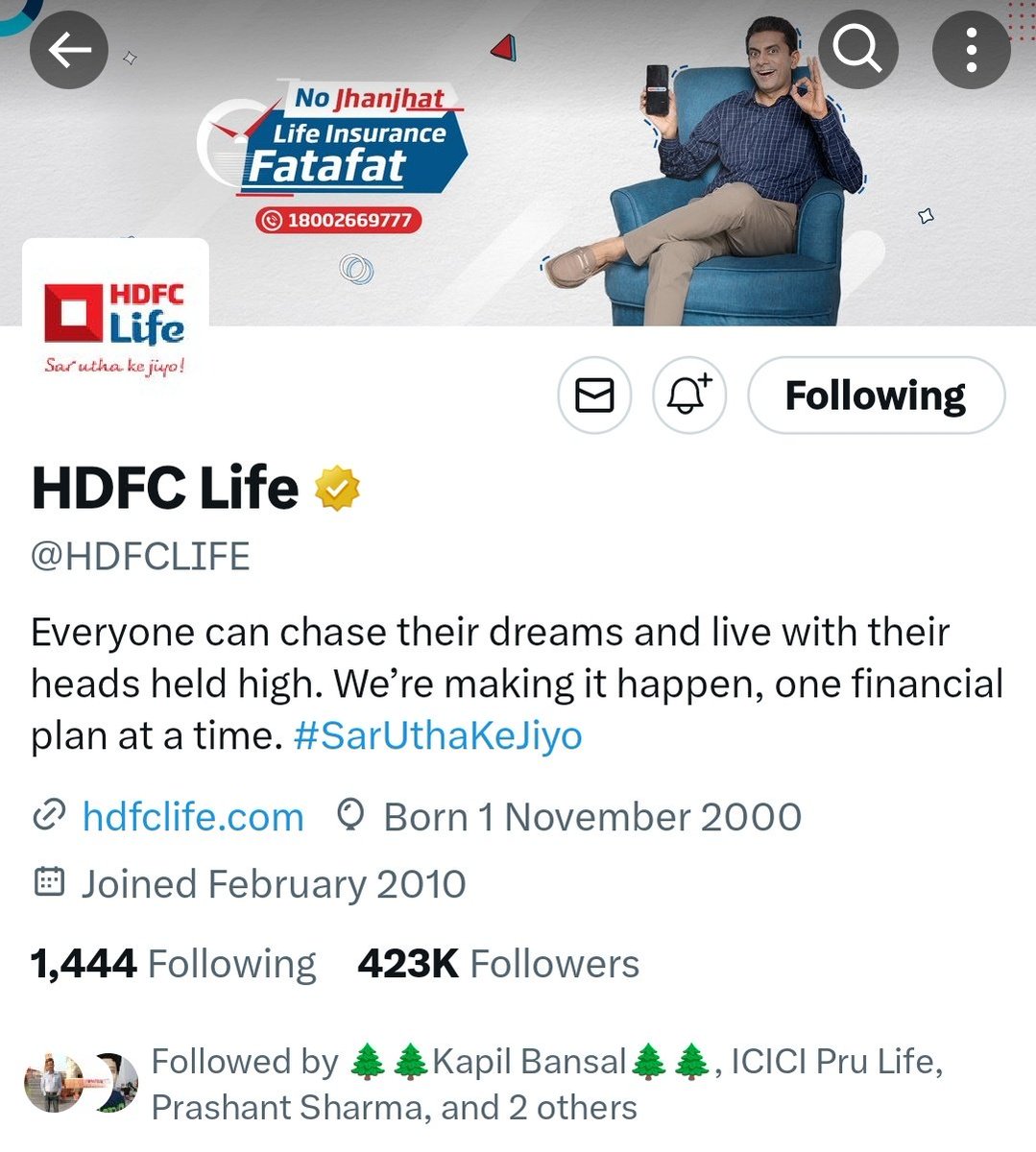 @HDFCLIFE Secure your future in a few clicks 

#NoJhanjhatLifeInsuranceFatafat #HDFCLife 
@HDFCLIFE

Join in @Anandhan_KP @Karuphaswami @SenthilRaajaPK