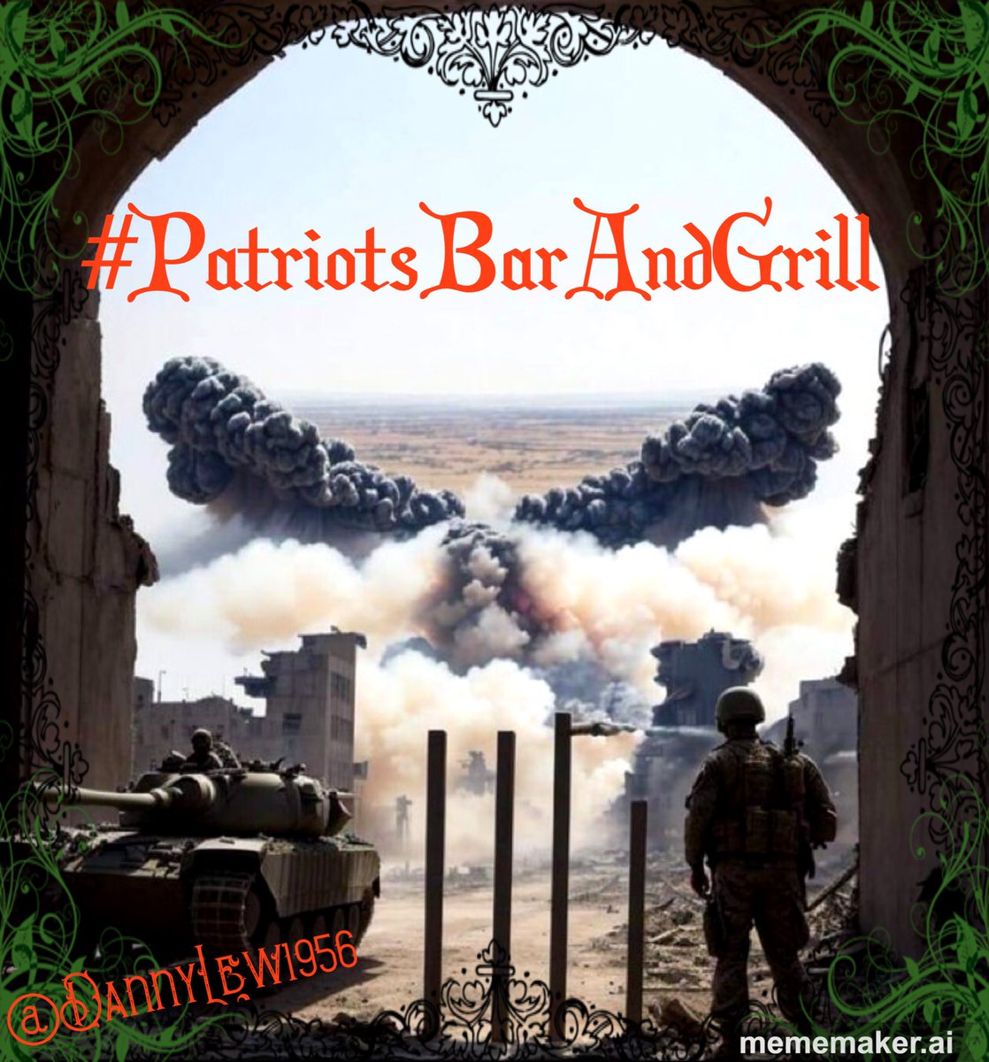 #PatriotsBarAndGrill
HONORS VETS 🙏
#ThankYouVETERANS
🇺🇸🇺🇸🇺🇸
@DannyLew1956 
@LesterGarrison9 
@bodog633 
@slink976 
@Steve1055K 
@SteveBjortvedt 
@JoeLaRocco10 
@Christophe24940 
@SFDrillSergeant 
@Abel10Todd 
@kathie_foss 
@TXKiddRock 
@homerjarvis11 
@JimPeoples7 
@barber_terri