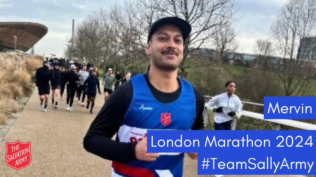 On Sunday 21 April, we’ cheering on our fantastic fundraisers, like Mervin, who are running the London marathon. Mervin is running to support our homelessness services. Want to join #TeamSallyArmy? Stride against modern slavery in the London Marathon 2025: bit.ly/TSALondonMarat…