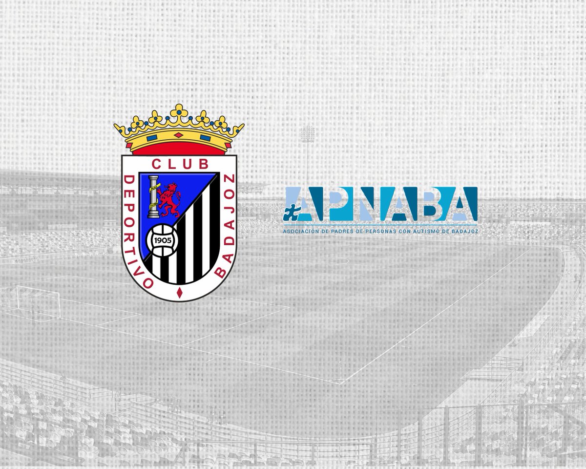 🫂En el partido de esta jornada colaboramos con APNABA, la Asociación de Padres de Personas Autistas de Badajoz. clubdeportivobadajoz.es/noticias/en-el…