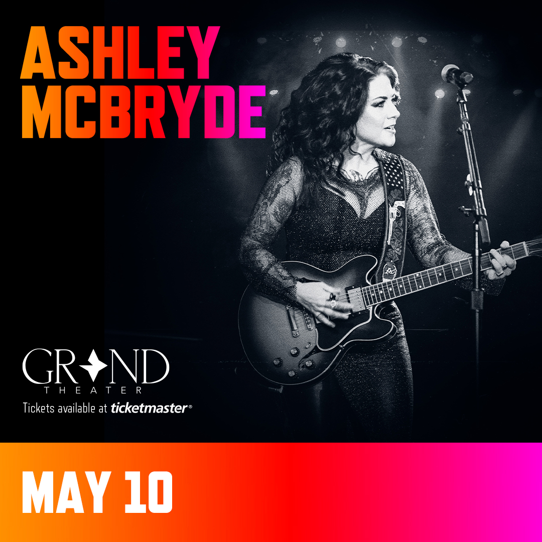 Hey there, Trybe. Don’t miss @AshleyMcBryde perform at the Choctaw Grand Theater on Friday, May 10! Purchase your tickets with the link below. Get Tickets 🔗 bit.ly/3VycW3x.