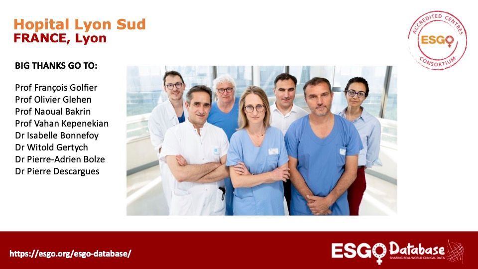 ENYGO_official's tweet photo. ESGO Database Accredited Centres from #france

#ESGODatabase #gynonc #gynecologicaloncology #researchdata #clinicaldata #clinicaldatabase #gynaecancer #cancerresearch #cancercareteam #oncologyresearch #ESGODatabase #gynonc #gynecologicaloncology #researchdata #clinicaldata https://t.co/h65j5OeVE0