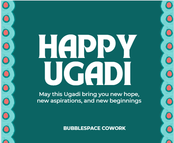 BubblespaceC's tweet photo. "New beginnings, new opportunities. Happy Ugadi! 🌟 #Ugadi #success https://t.co/TE8pQOZYkg