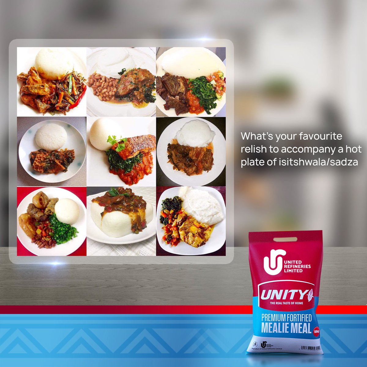 What's your favorite relish to accompany a hot plate of isitshwala/sadza. #unity #lunchtime