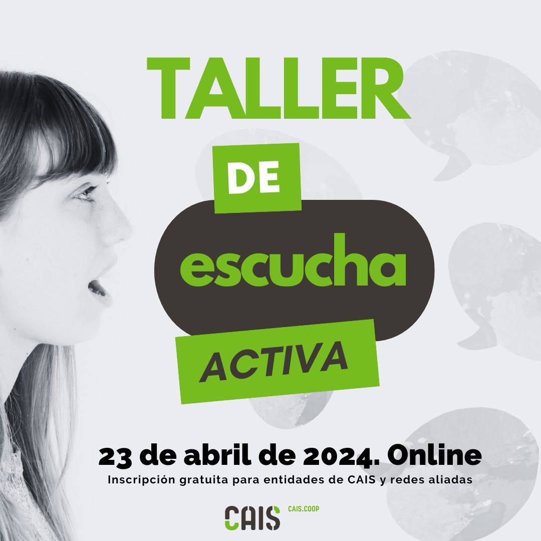 CAIS (@proyecto_cais) on Twitter photo 💯 ¿Sabes la diferencia entre escucha y escucha activa?
🧭Taller Práctico Online: 23 de abril, de 10 a 12 h, online. Imparte la sesión <a href="/Porrises/">Isabel Porras Novalbos</a>
🌐 Inscripciones:
i.mtr.cool/xduahqitry 💯 ¿Sabes la diferencia entre escucha y escucha activa?
🧭Taller Práctico Online: 23 de abril, de 10 a 12 h, online. Imparte la sesión <a href="/Porrises/">Isabel Porras Novalbos</a>
🌐 Inscripciones:
i.mtr.cool/xduahqitry