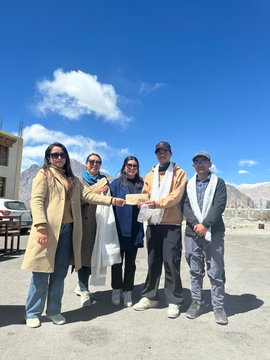 VisionLadakh's tweet photo. Political Science Dept. &amp; Electoral Literacy Club of GDC,Nubra, successfully concluded a two-day #voterawarenessprogramme on April 9.  A skit and quiz competition was organised to generate awareness about the electoral process. https://t.co/GXuBYr6zGQ