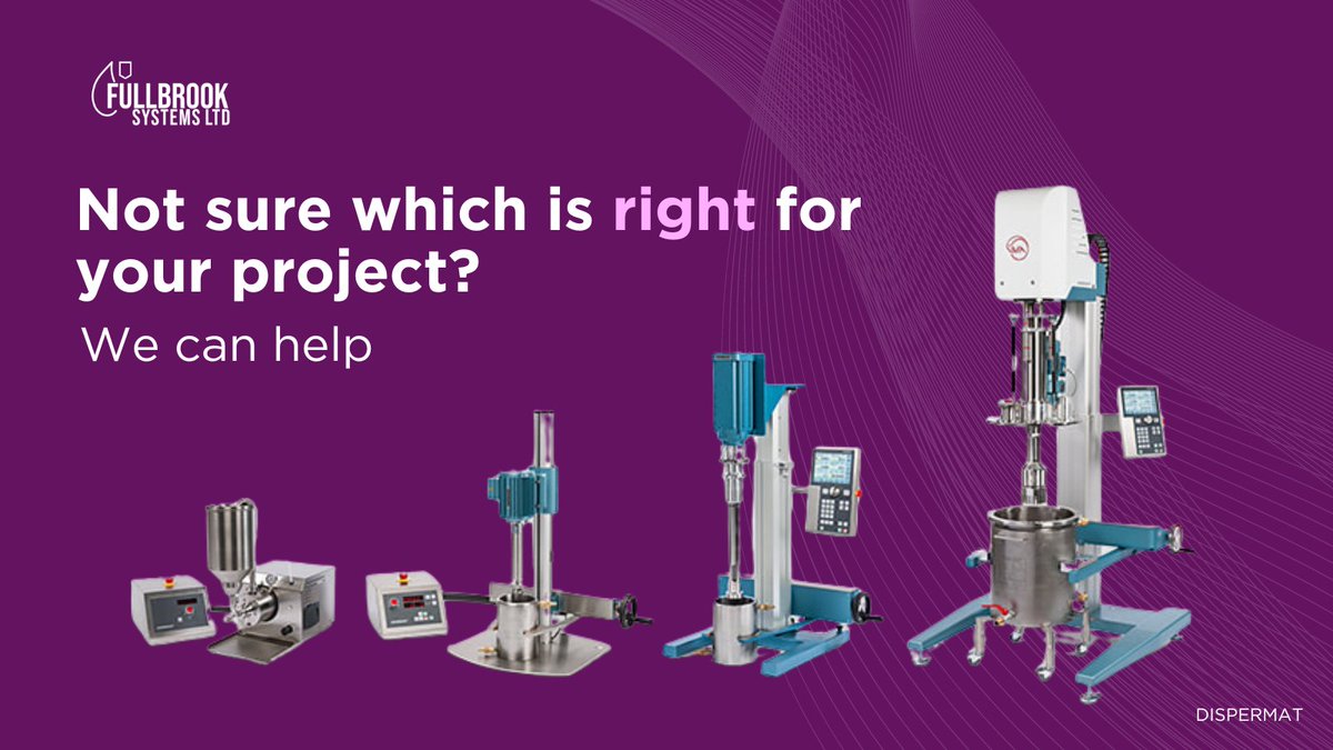 Fullbrook1982's tweet image. Mixing, #dispersing, #homogenizing? We&apos;ve got the DISPERMAT solution that&apos;s just right for your business. 

Unsure which model fits your project? 

Our experienced team is here to lead you to the perfect choice.   

📞 01442 87677 📧 sales@fullbrook.com