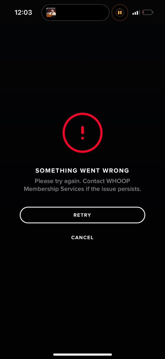 ConnorHeaven's tweet photo. @WHOOP I can’t set up my account! https://t.co/VJtk4hGchw