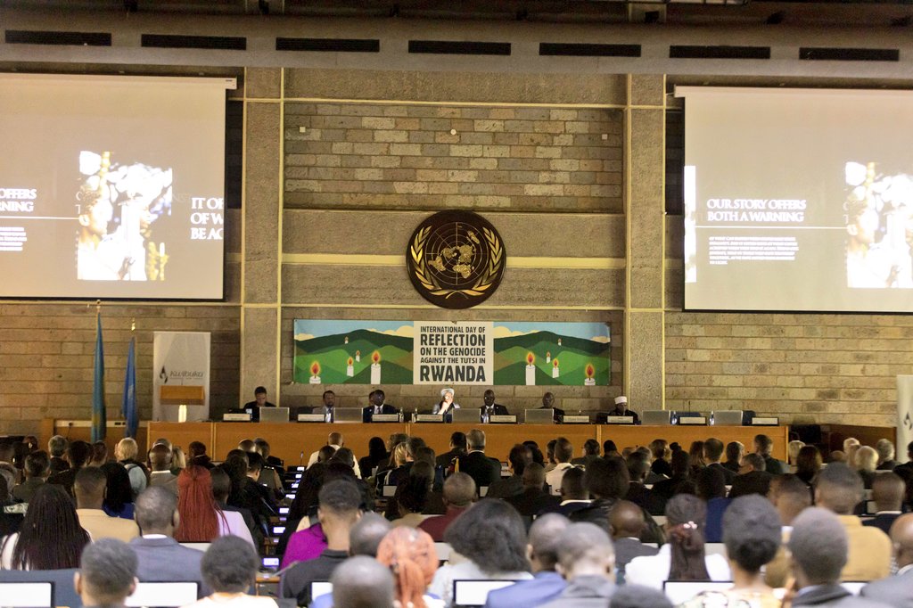 Today, more than 1000 people gathered at the UN Office #Nairobi to commemorate the 30th anniversary of the 1994 Genocide against the Tutsi. 1/2 #Kwibuka30