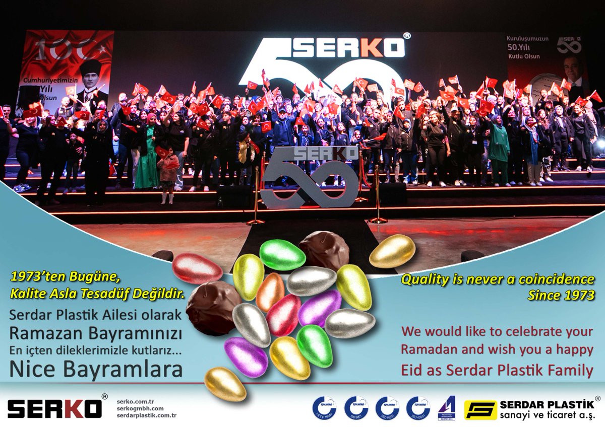 Serdar_Plastik's tweet photo. Sevdiklerinizde sağlık, huzur ve mutluluk içinde geçireceğiniz nice bayramlar dileriz.
We wish you many more Eids to spend in health, peace and happiness with your loved ones.
#ramazanbayramı
#SERKO
#SERKOGmbH
#SERKOUSA https://t.co/USWKEjVVpq
