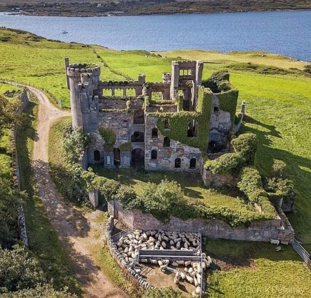 Clifden Castle in the heart of Connemara 😁 Read about it 👇 chalkandcheesetravels.com/2022/02/03/cli…